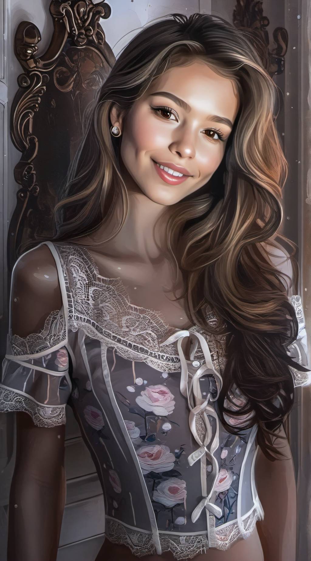 ai character: Marie Valdes Peron background