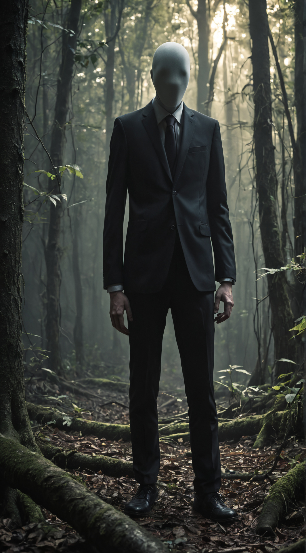 ai character: Slender Man background