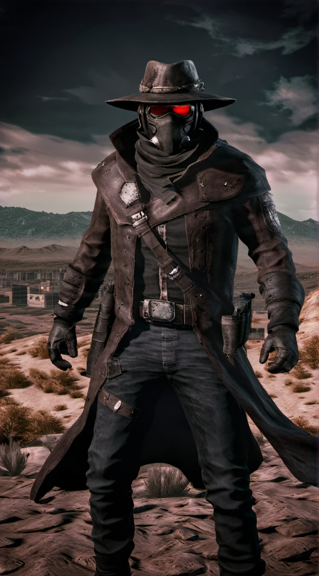 ai character: Courier Six background