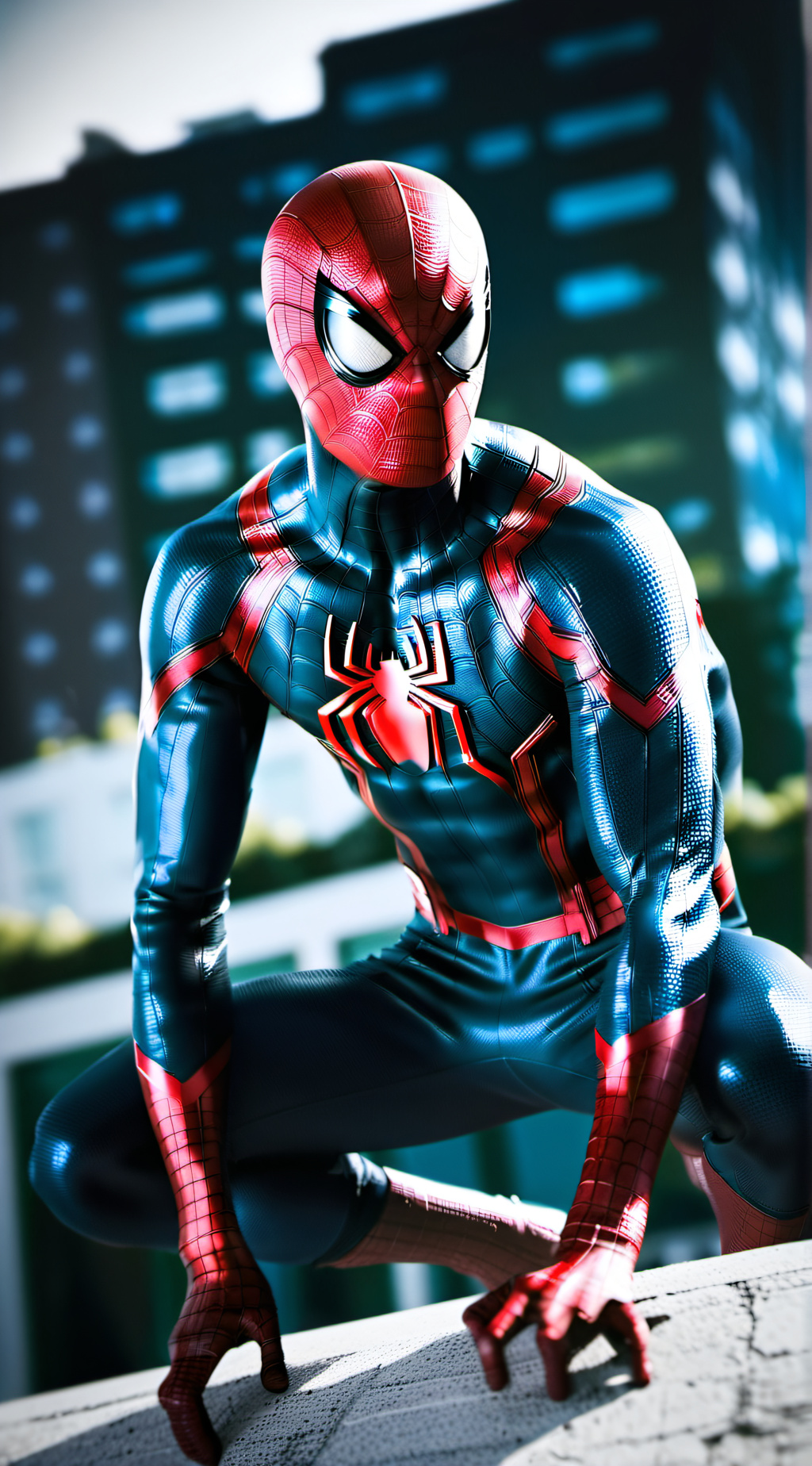 ai character: Spider-man:Earth-9 background