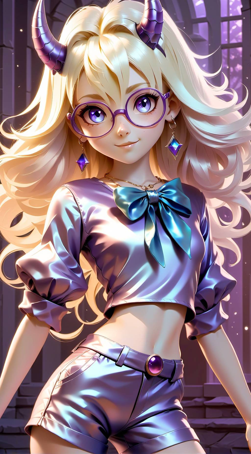 ai character: Mina Morningstar background