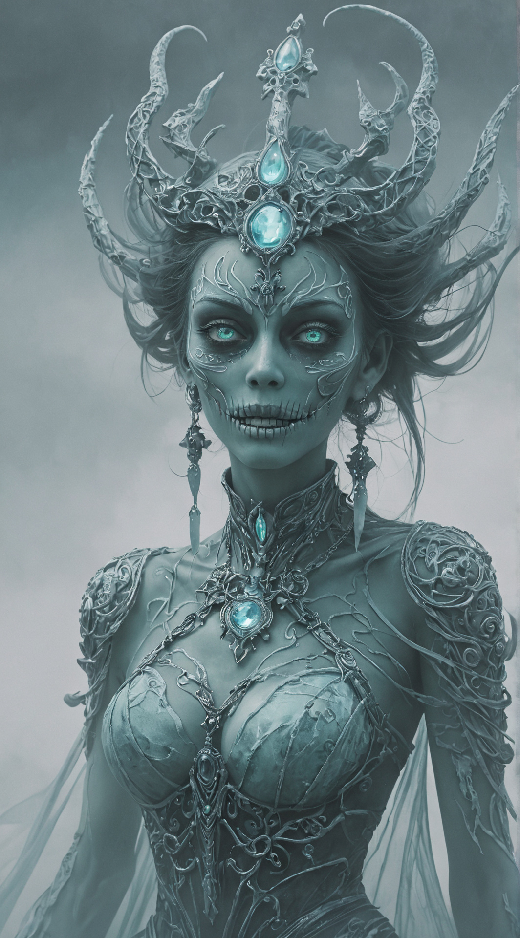 ai character: Queen Velora background