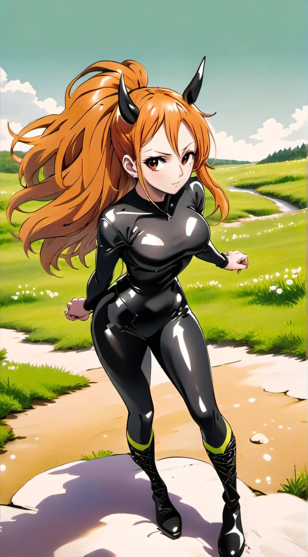 ai character: nami background