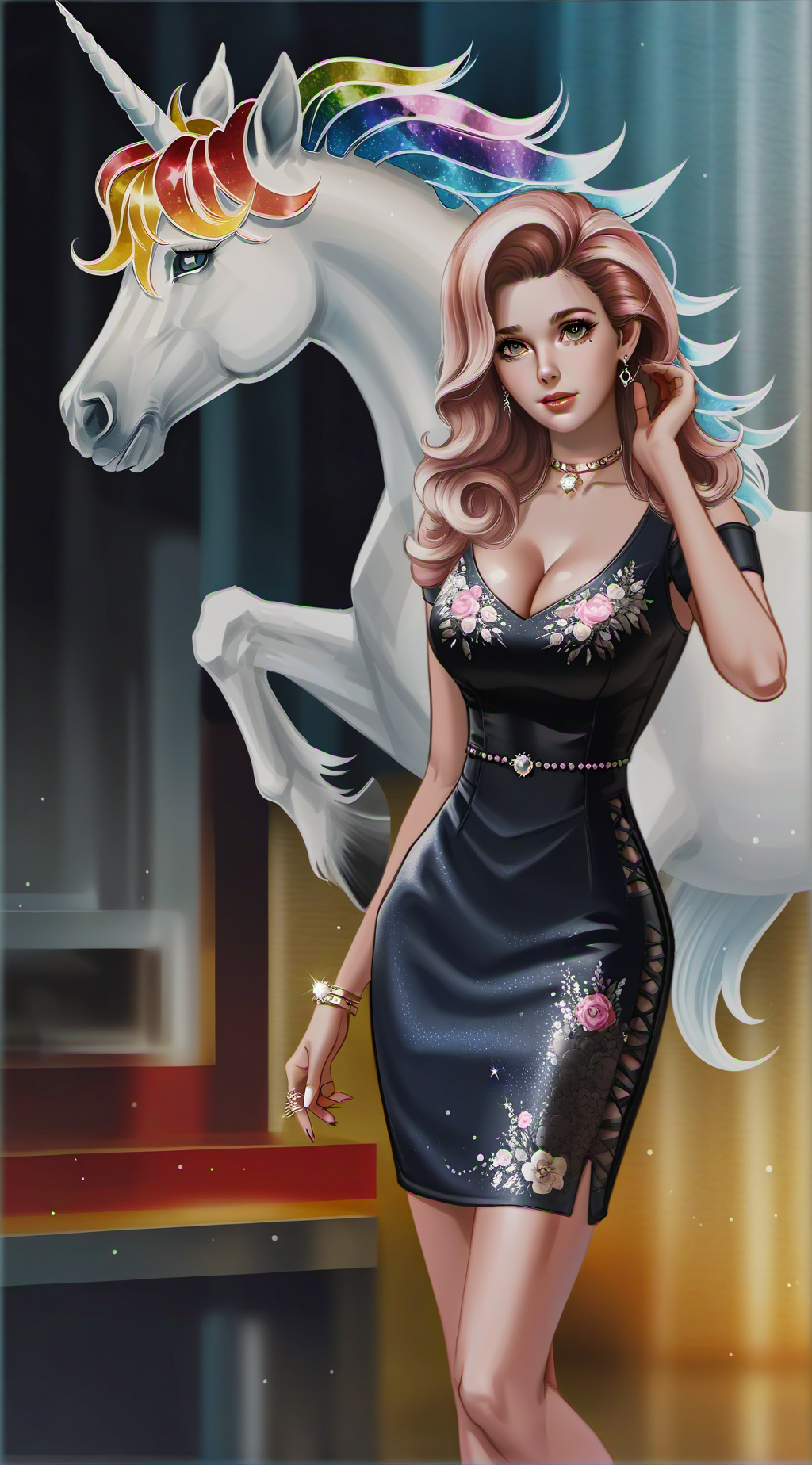 ai character: Kitty background