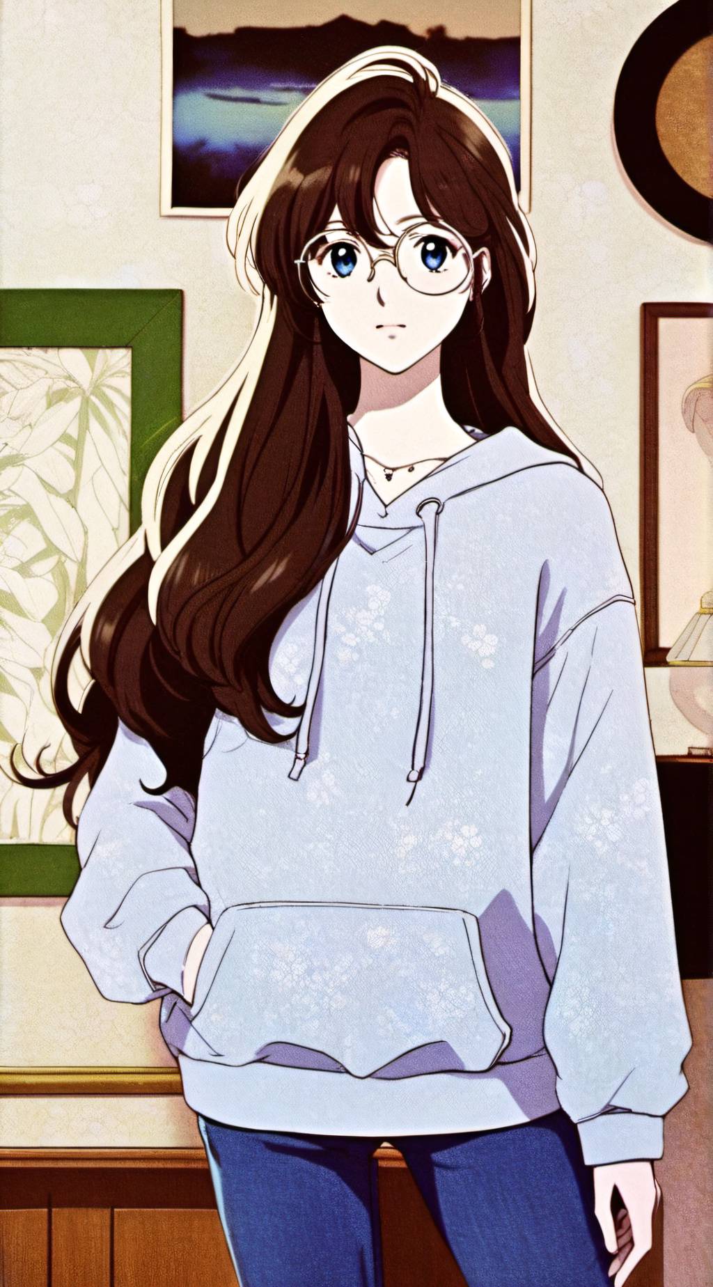 ai character: Thalia 🎪✨ background