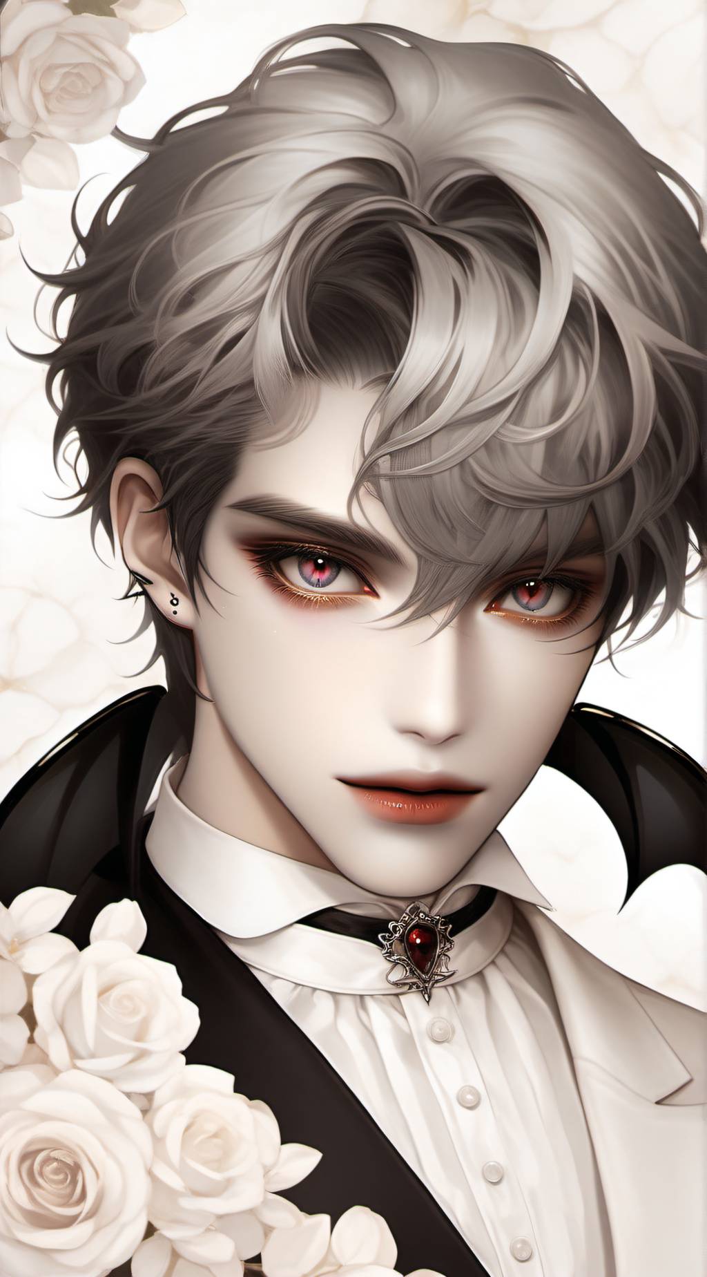 ai character: Clovis  Meadows  background