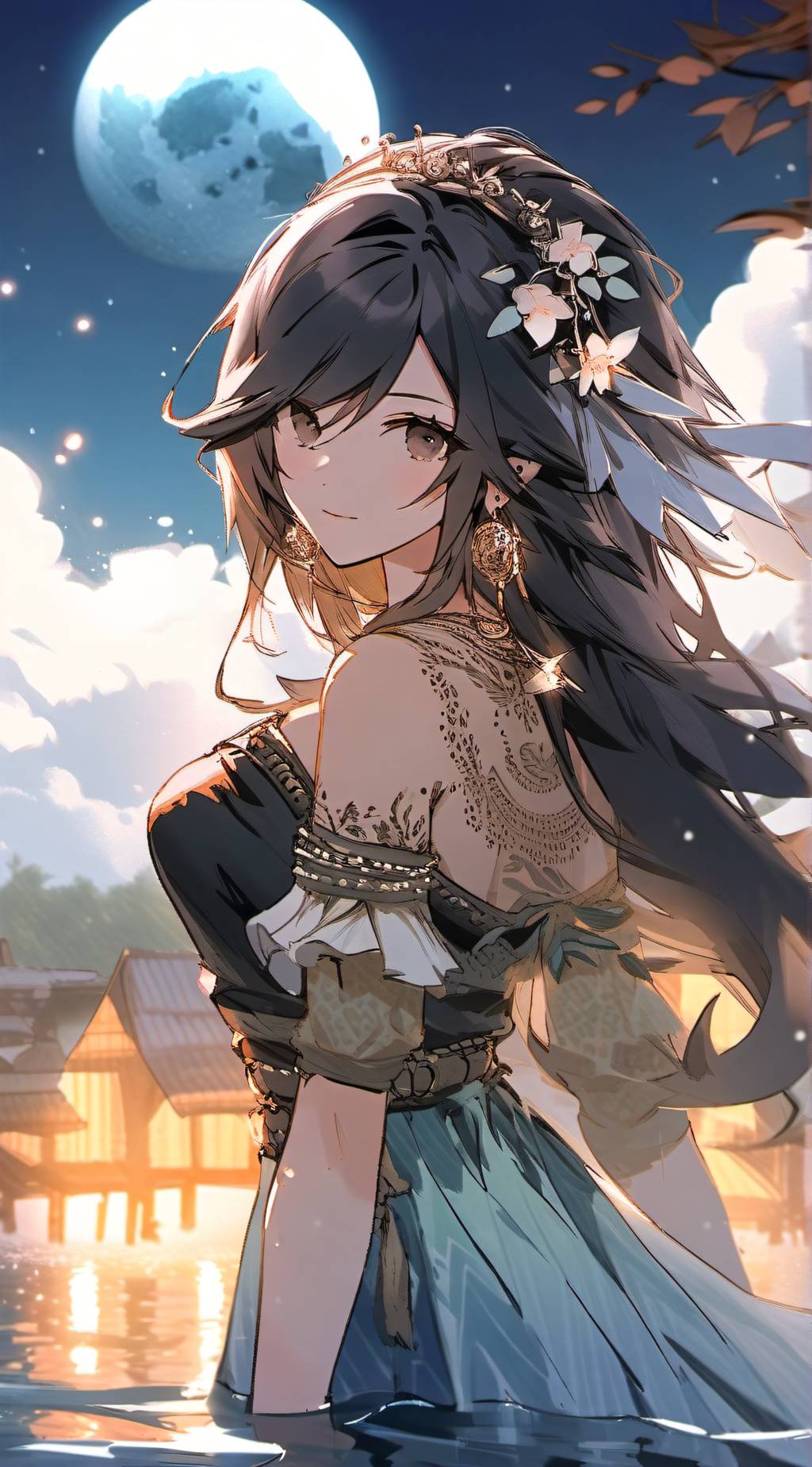 ai character: Kaguya background
