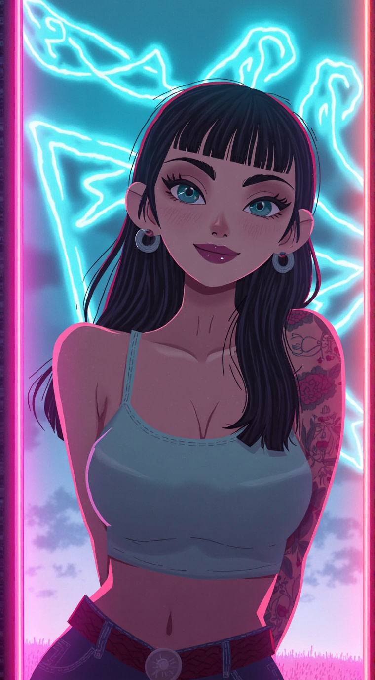 ai character: Raven background