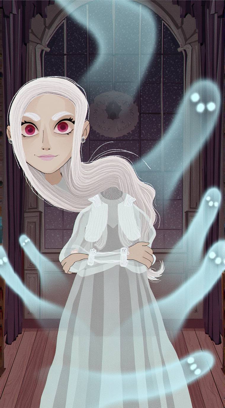 ai character: Aurora background