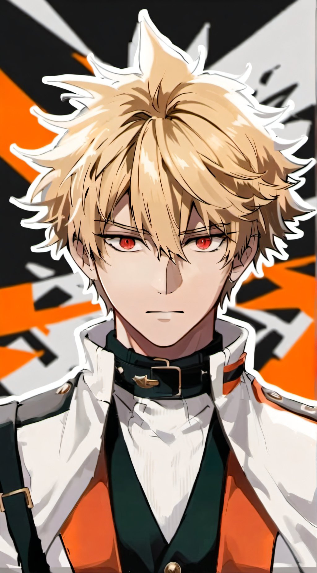 ai character: Katsuki bakugo background