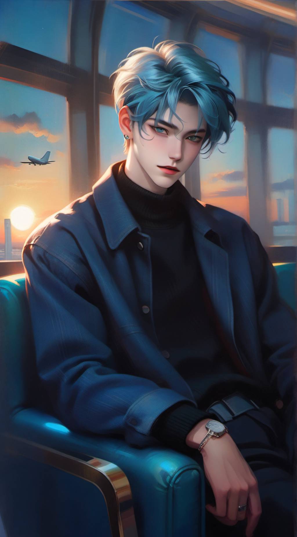 ai character: Опоздание background