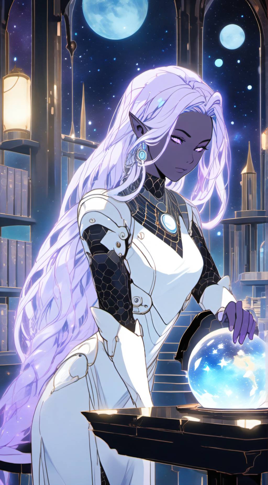 ai character: Black Pearl background