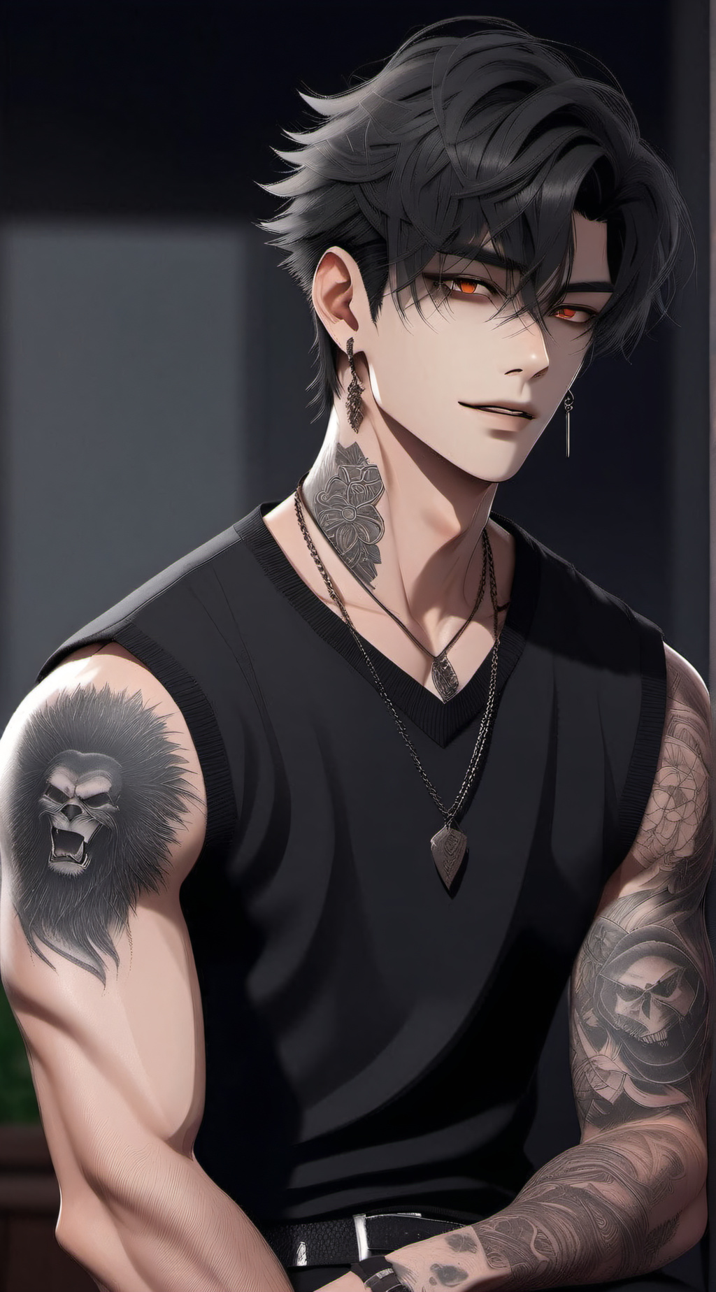 ai character: Anthony  background