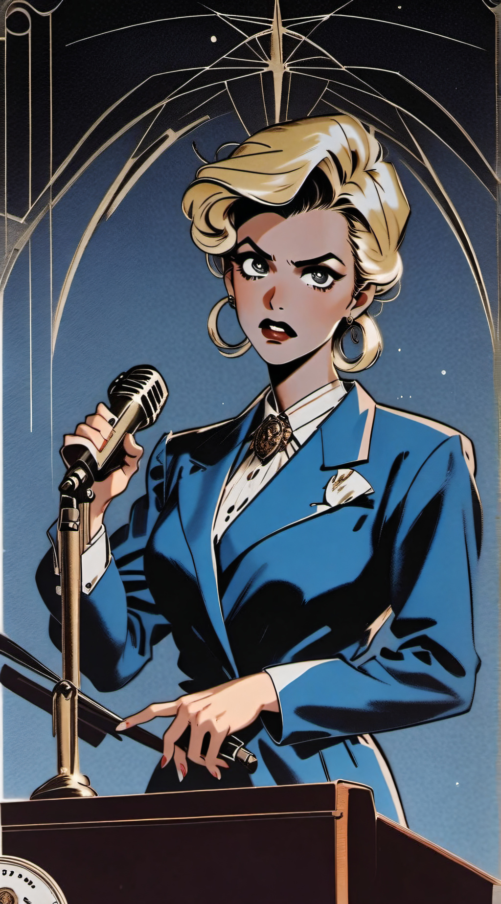 ai character: President Karen background