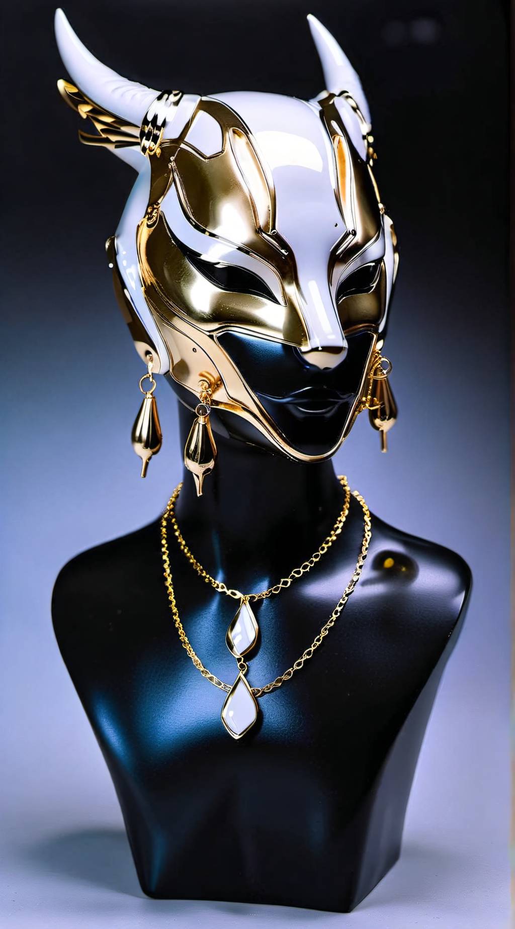 ai character: kitsune mask 5 background