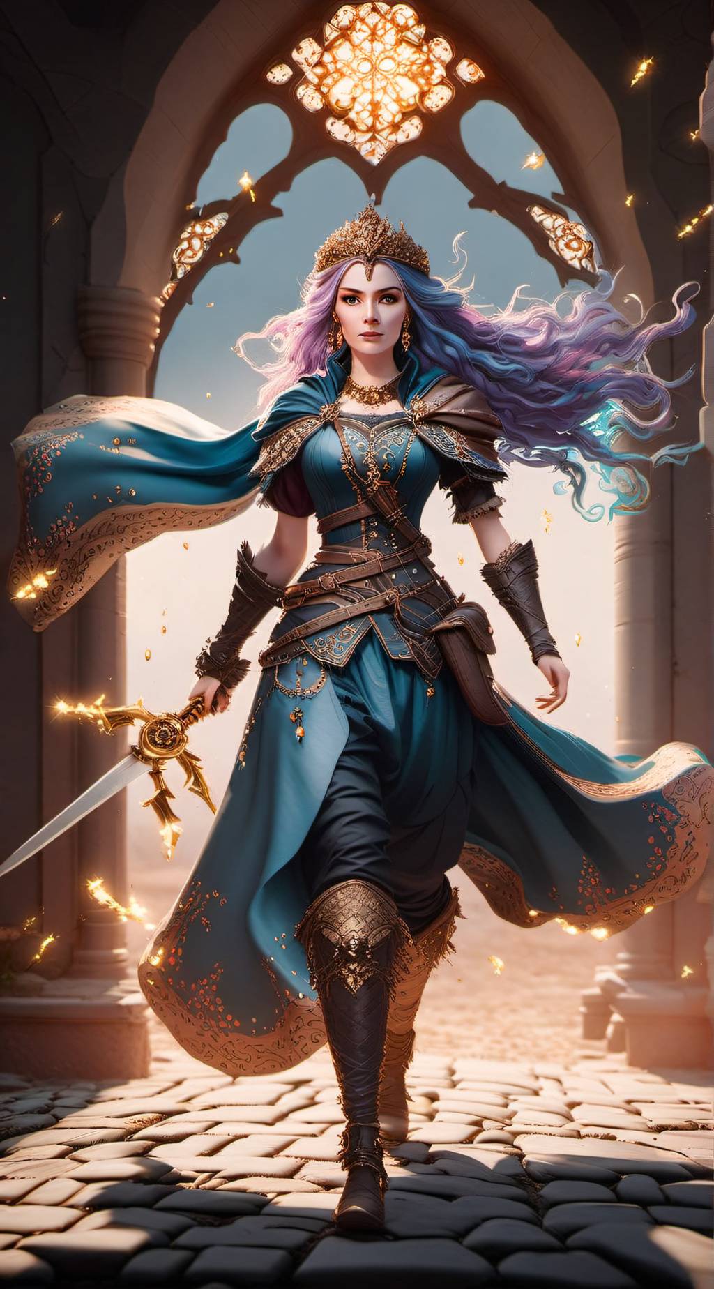 ai character: Sky  background