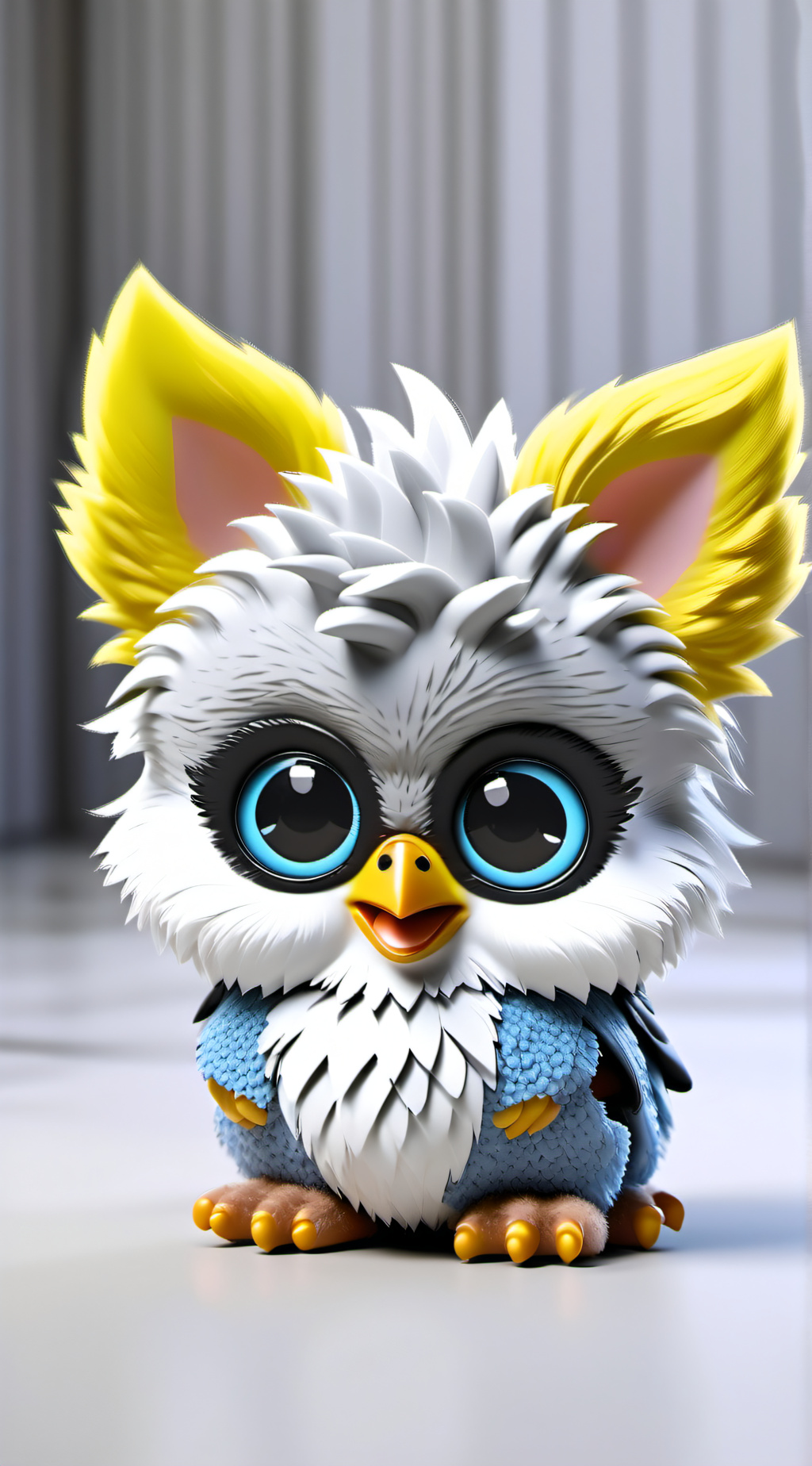 ai character: Baby Furby background