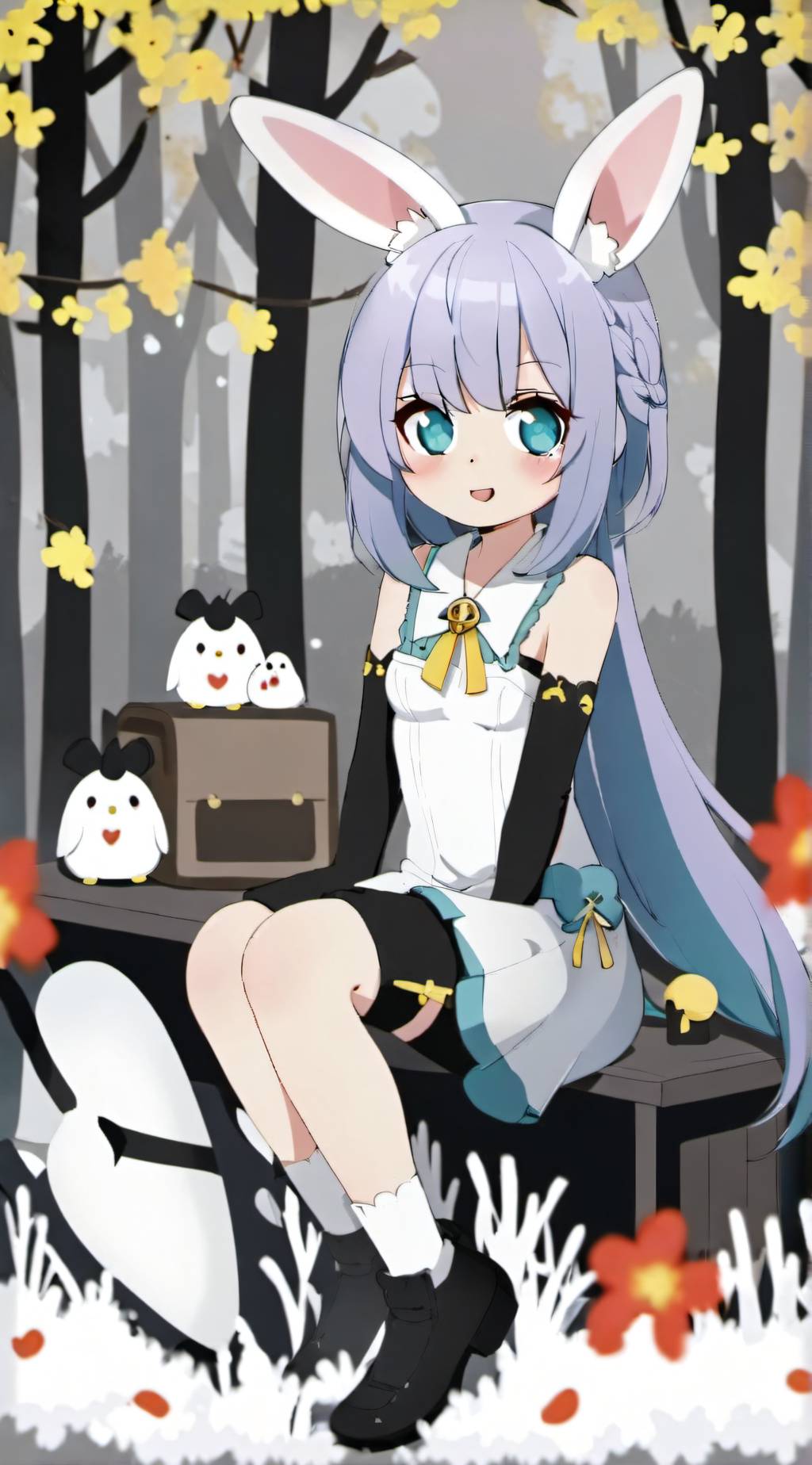 ai character: Bun bun background