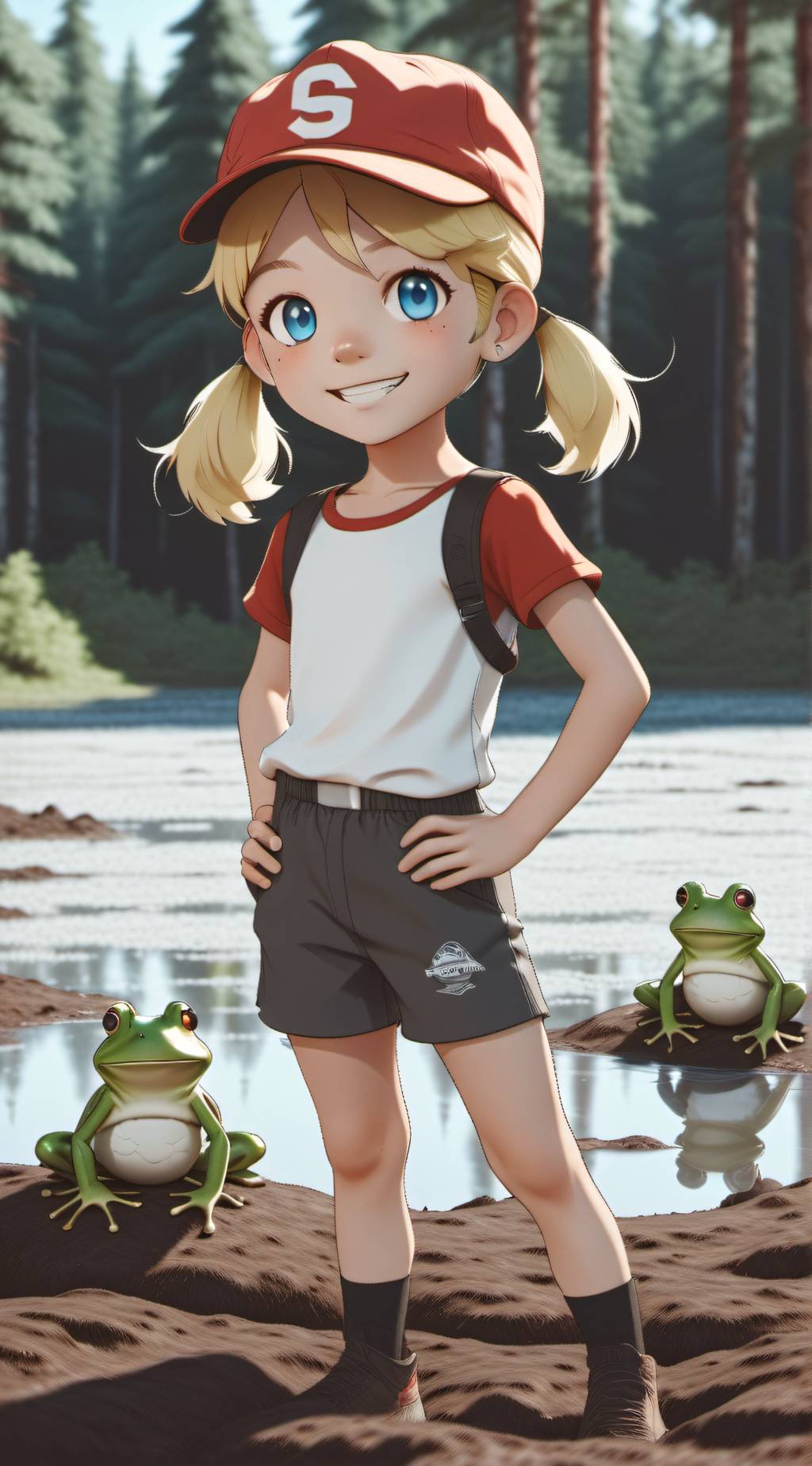 ai character: Lana Loud background