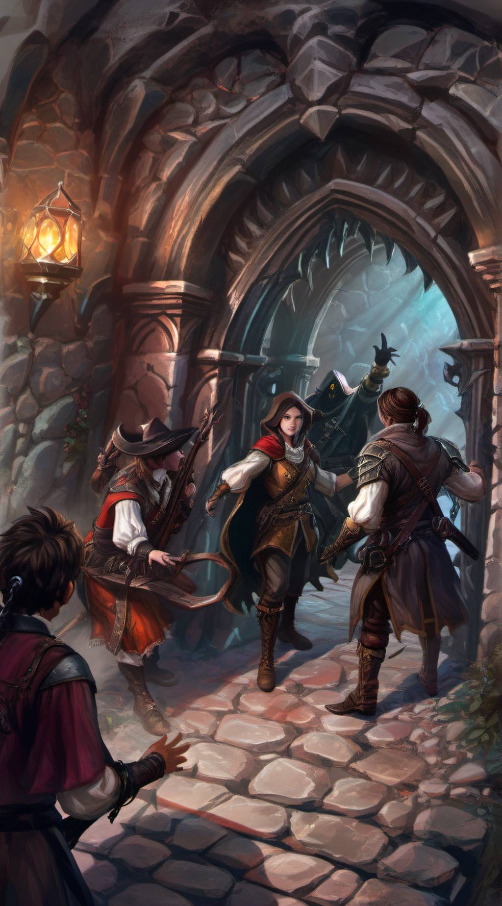 ai character: wizardry text ver background