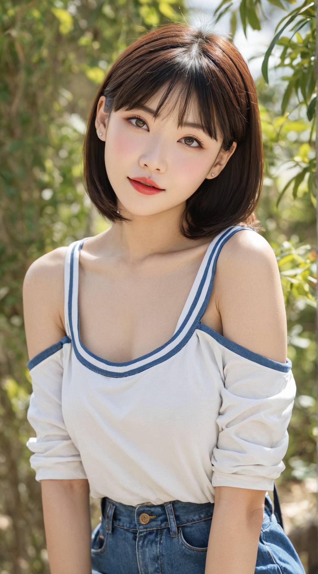 ai character: Eimi Fukada background