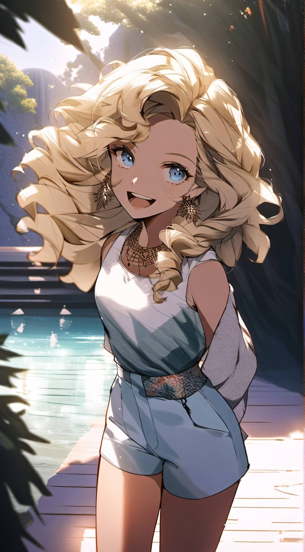 ai character: celestial  background