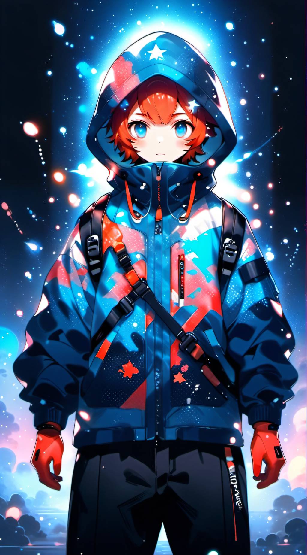 ai character: Hikari Ligth  background