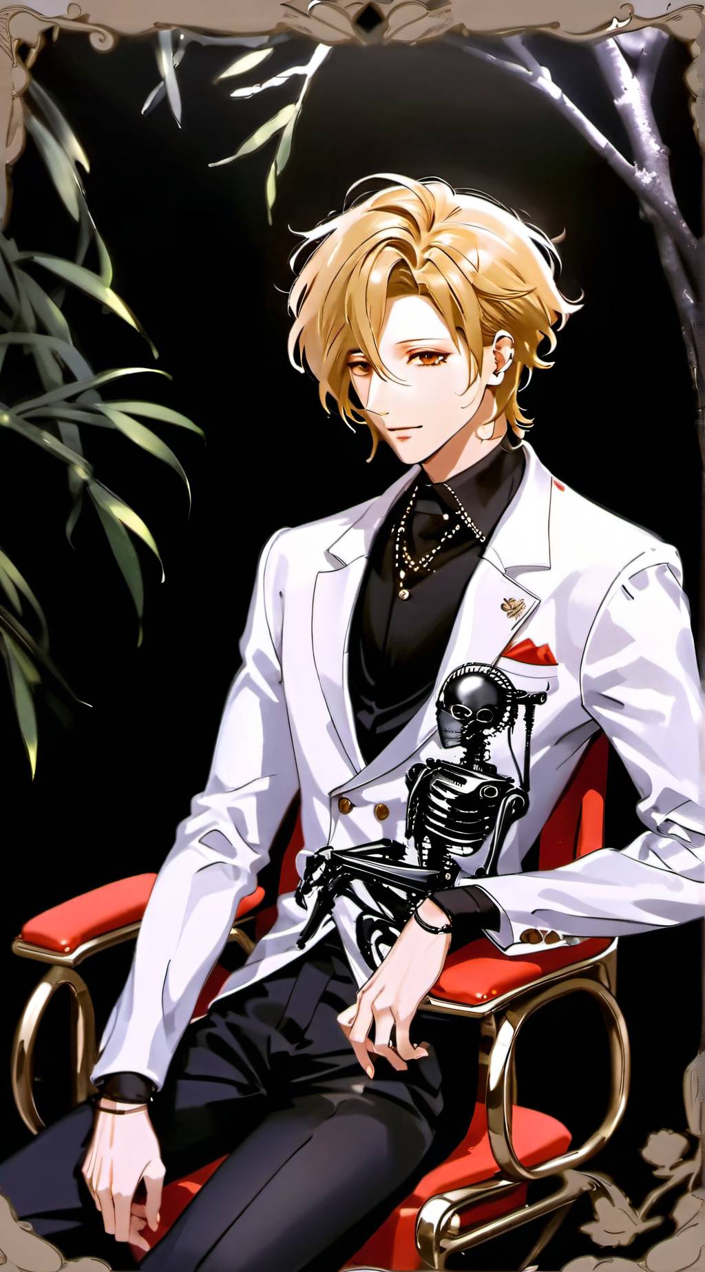 ai character: Harrison Frisk background