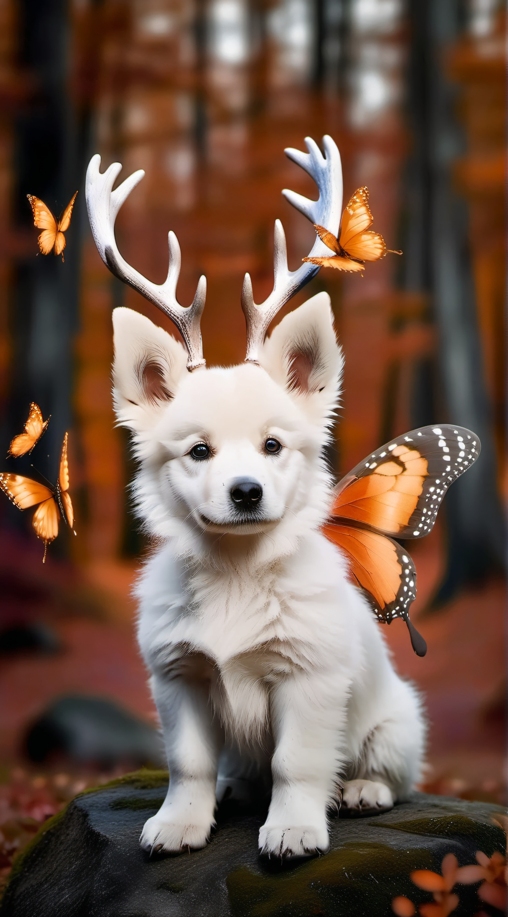 ai character: Sky puppy background