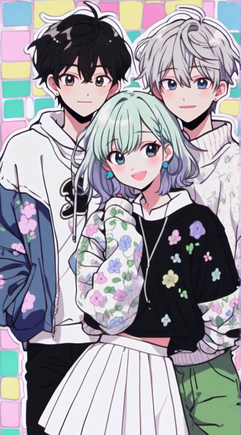 ai character: *ੈRoommates⋆ﾟ· background