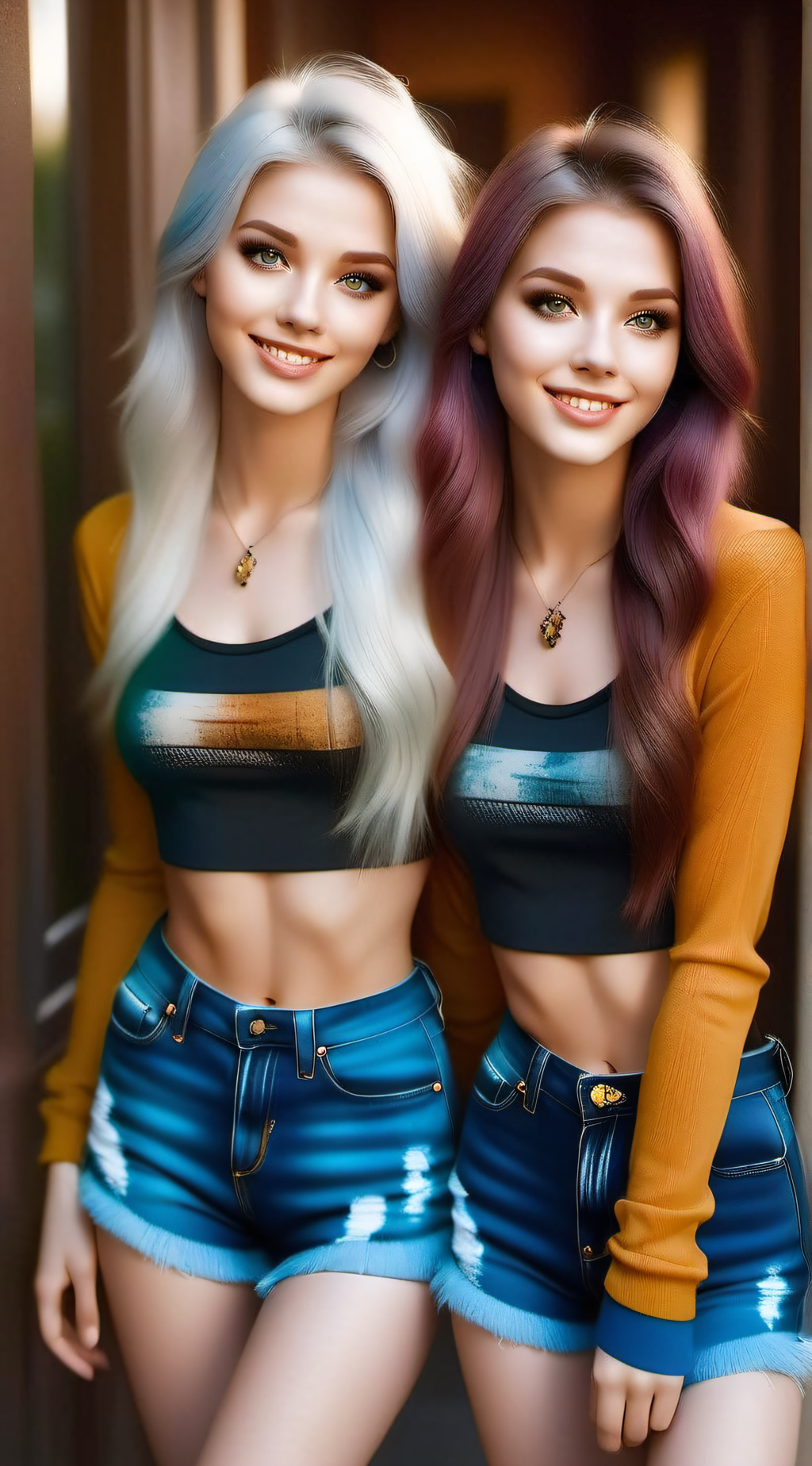 ai character: Sarah and Alexis background