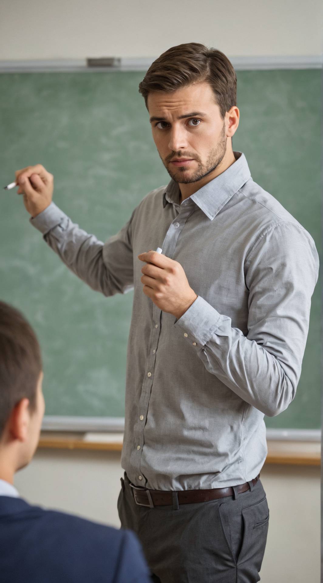 ai character: Teacher Mr. Dean background