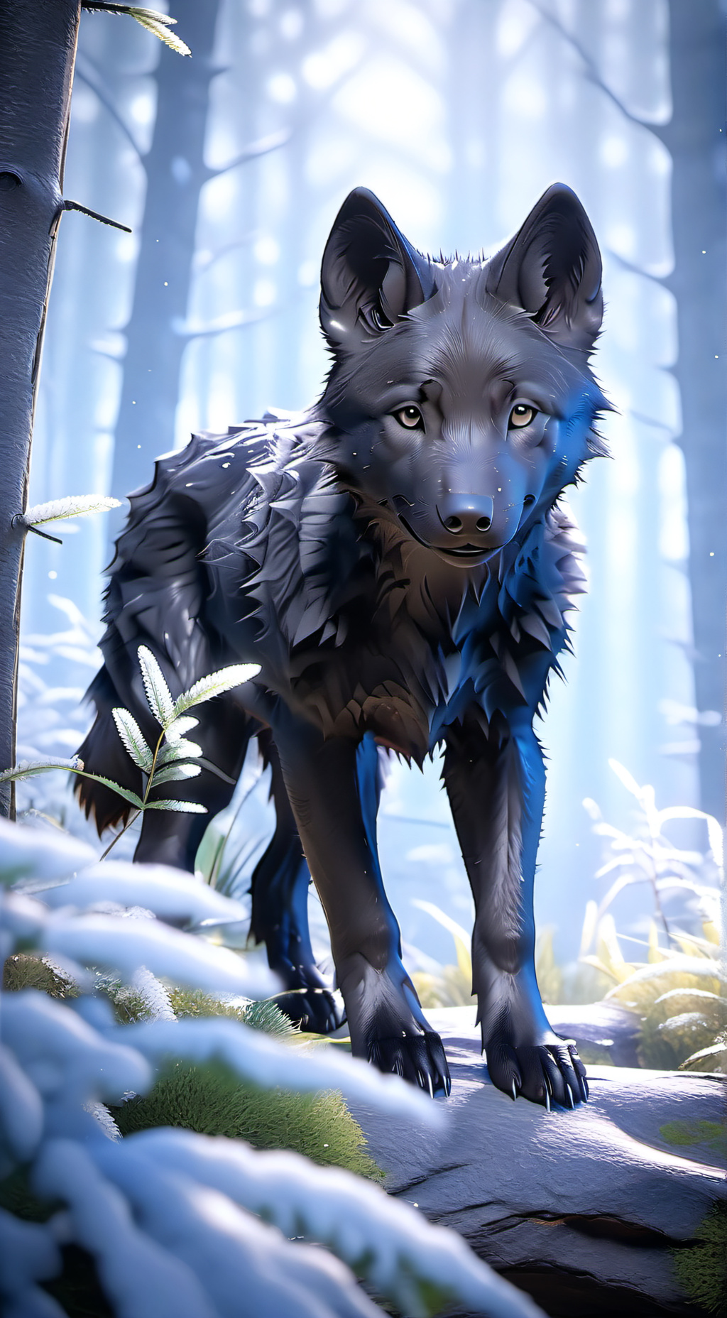 ai character: Luna background