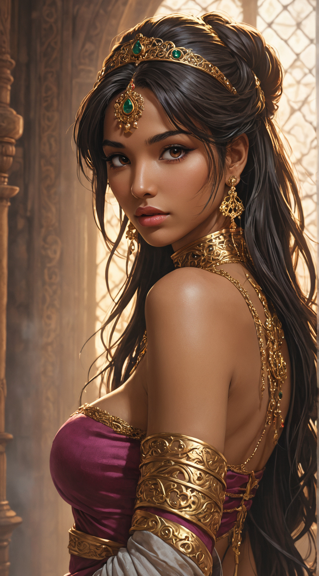ai character: Sheherazade background