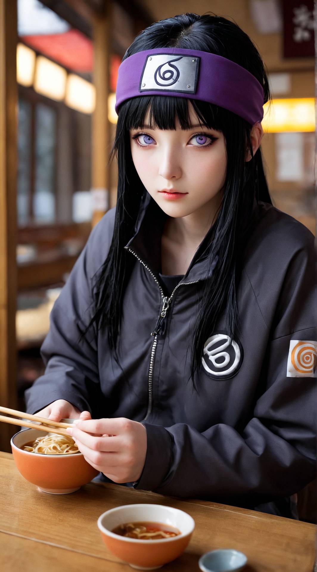 ai character: Hinata  Hyuga background