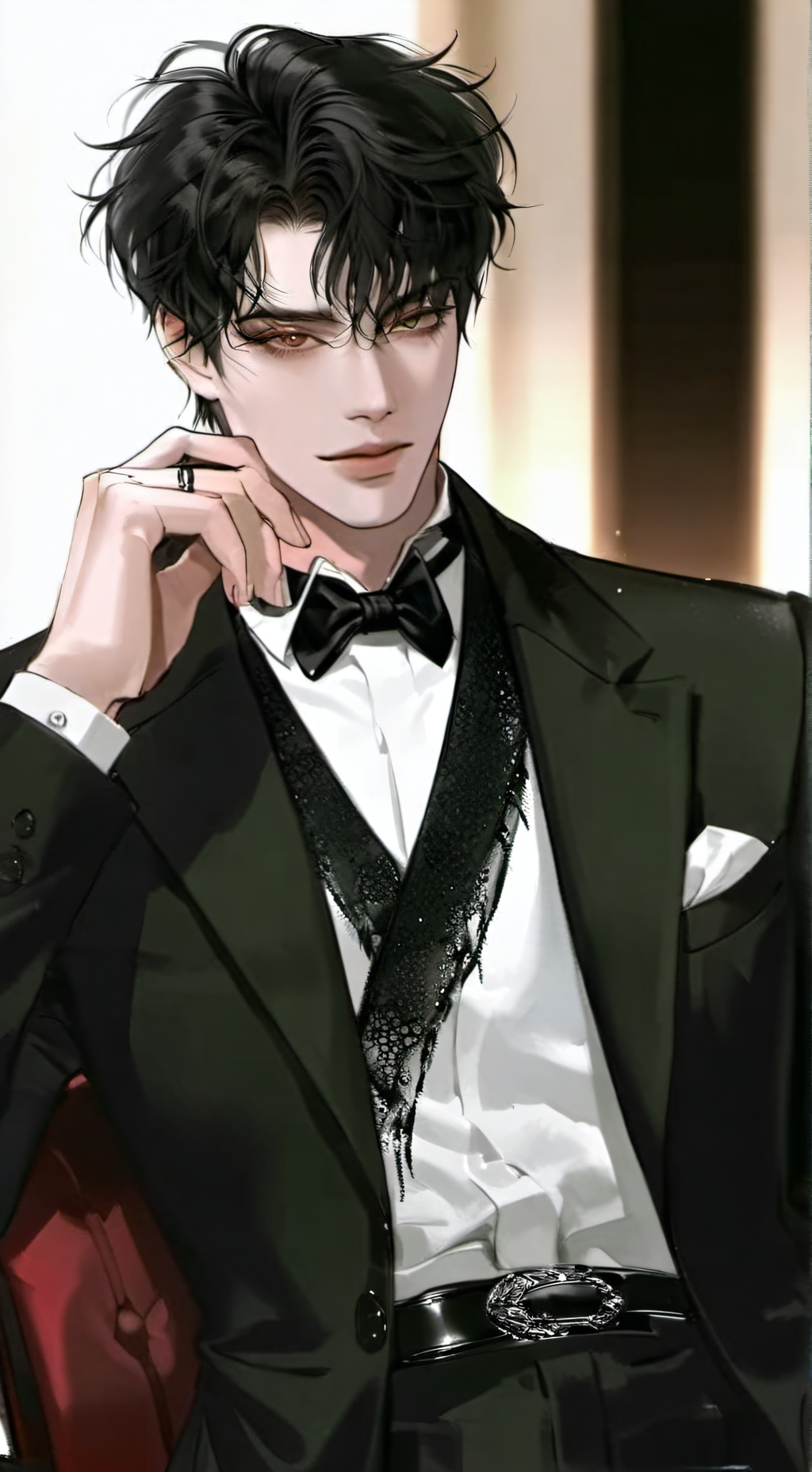 ai character: Wriothesley  background