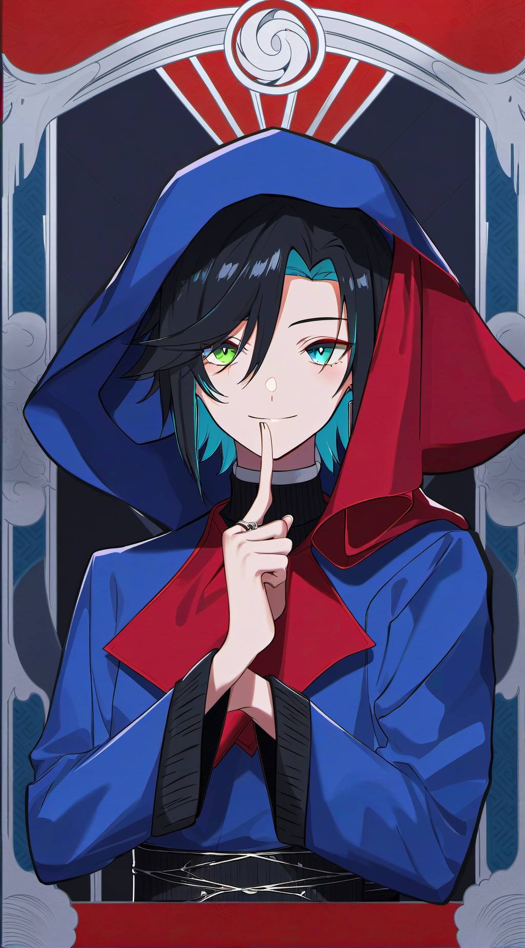ai character: Kurama Soldic background