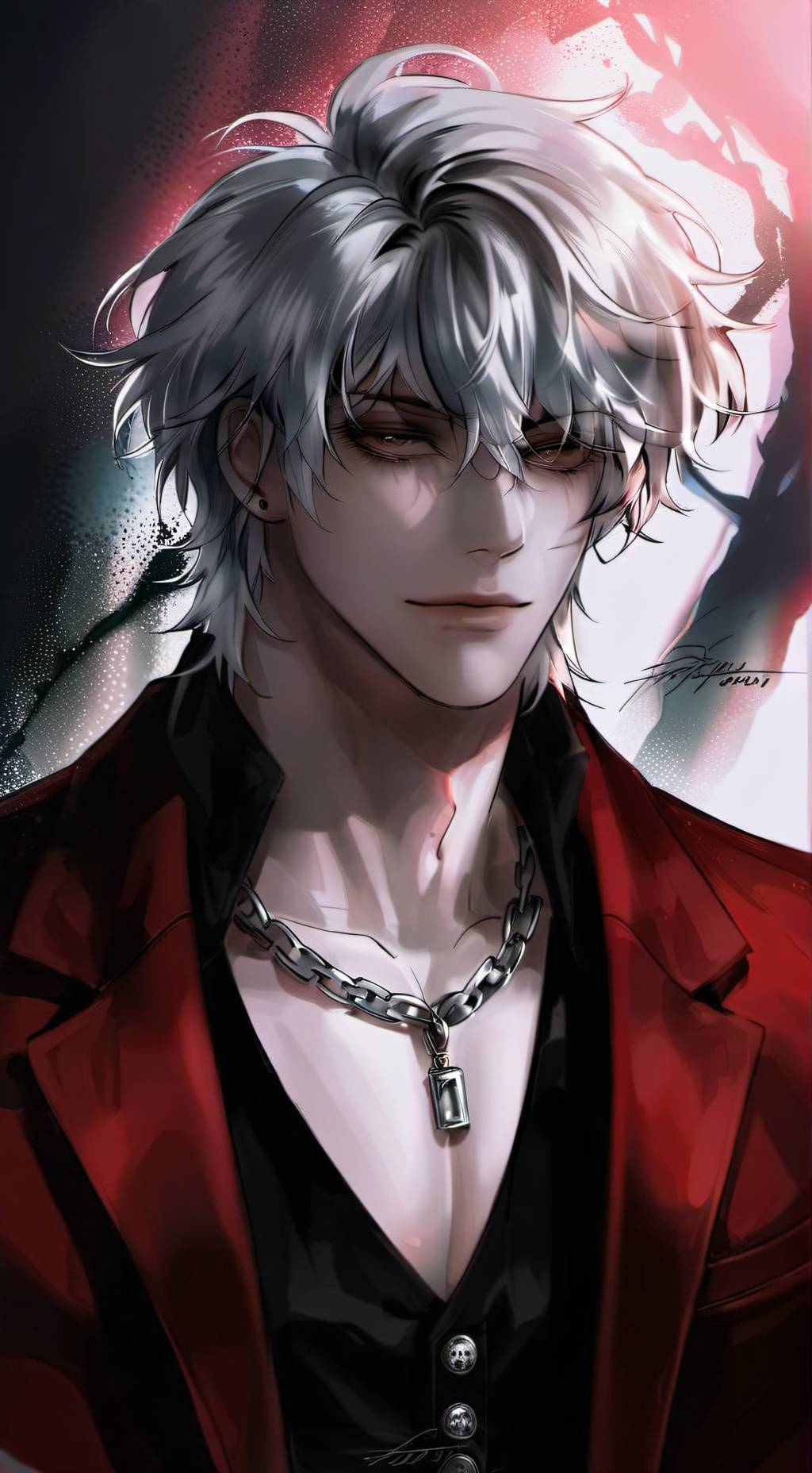 ai character: Damien  background