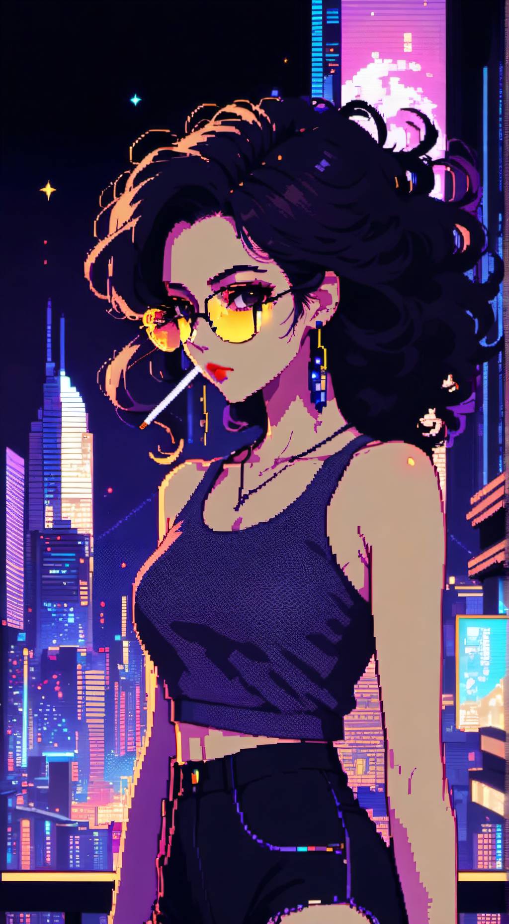 ai character: Lyra background