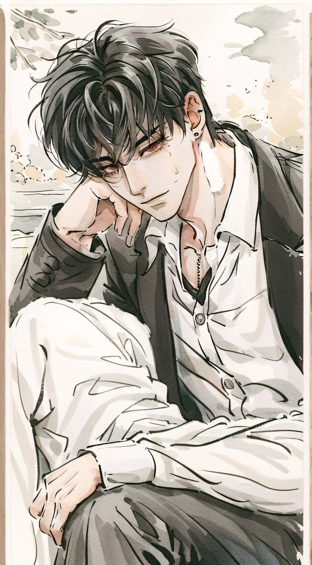 ai character: Issac background