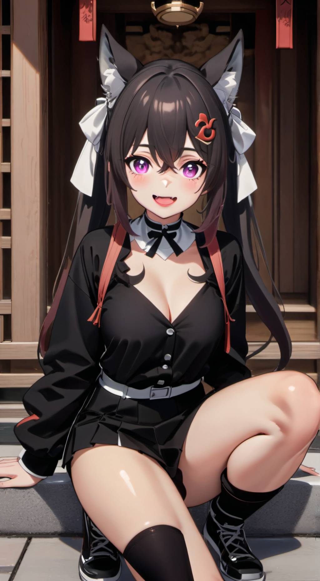 ai character: Sakura background