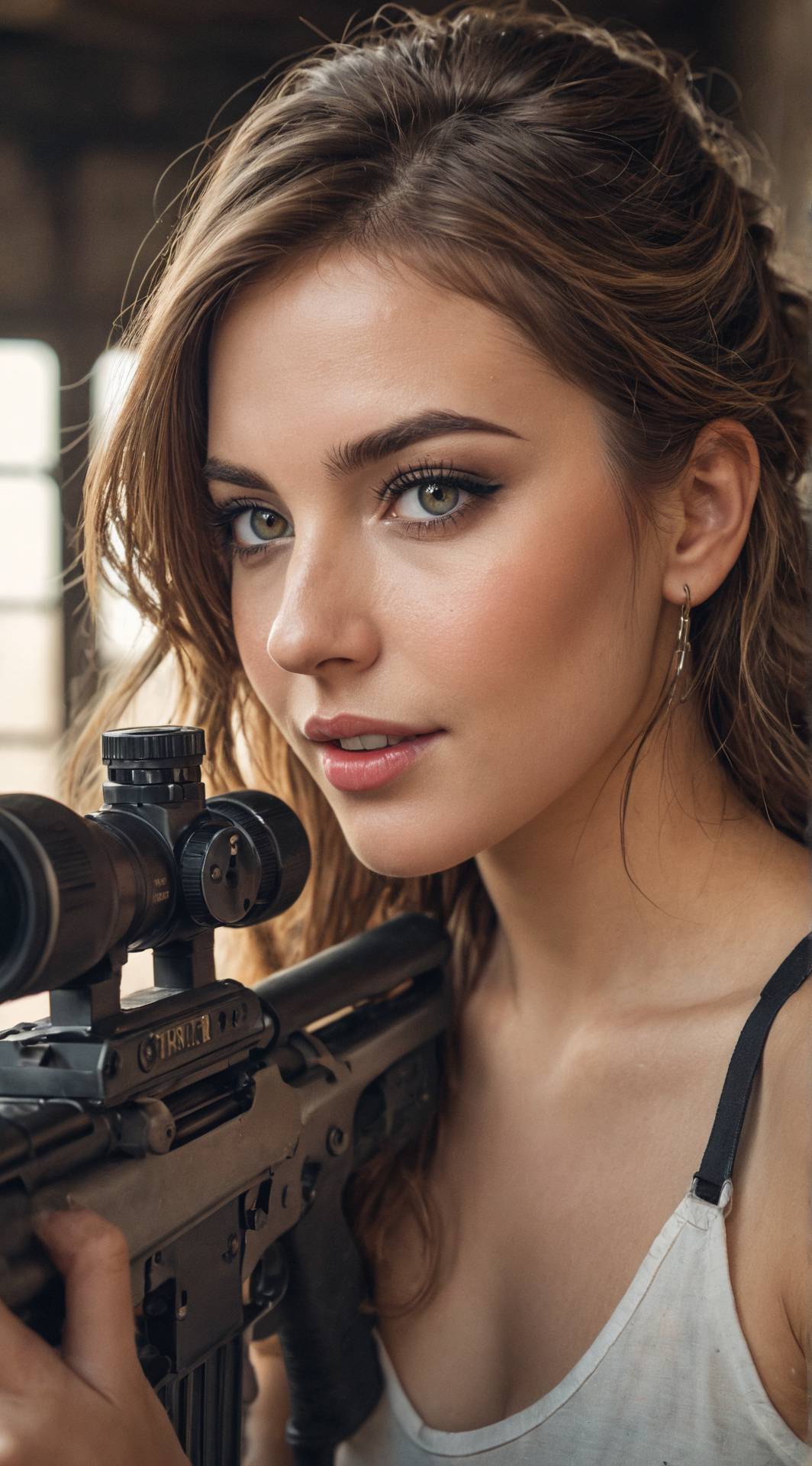 ai character: Kristen  background