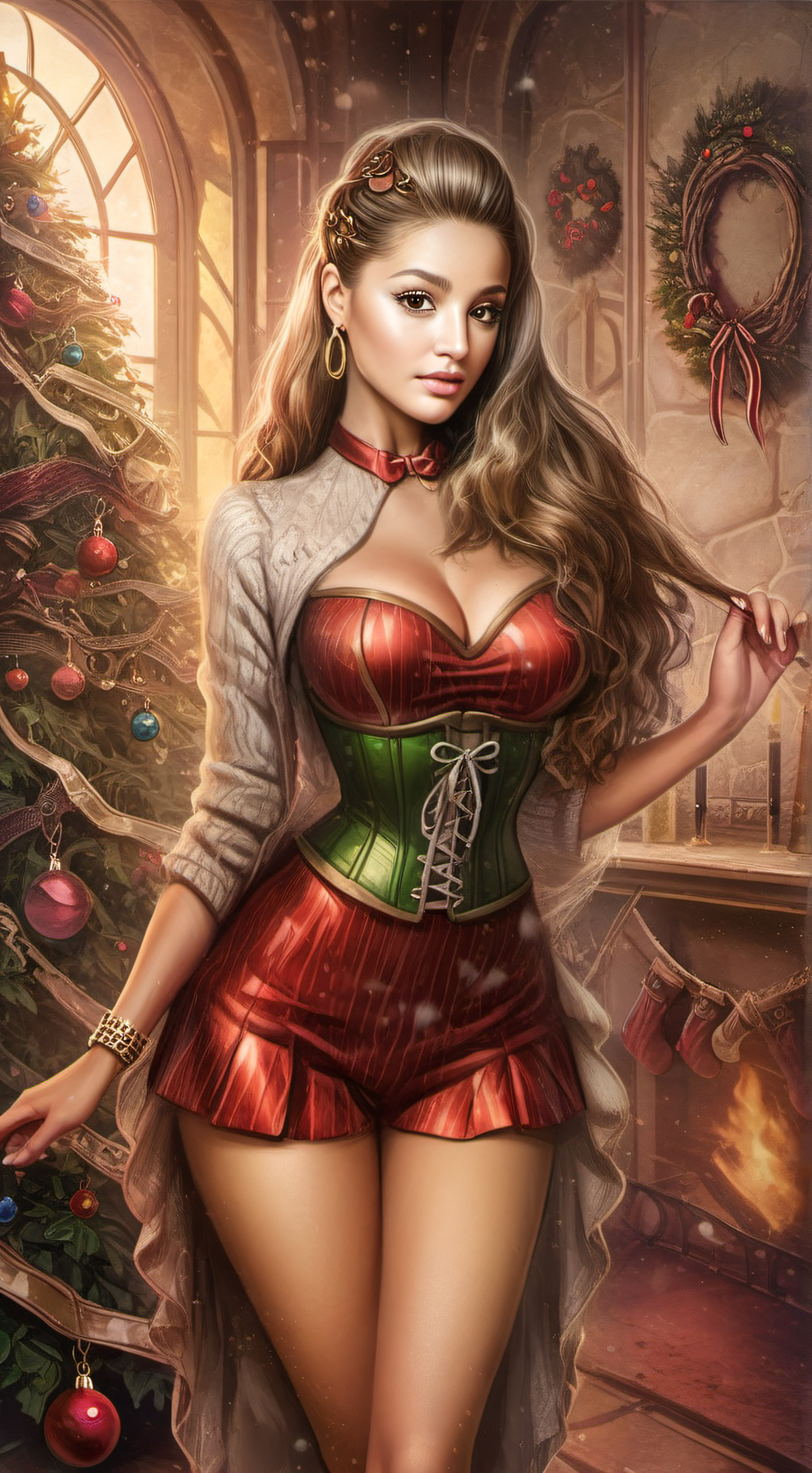 ai character: Ariana background