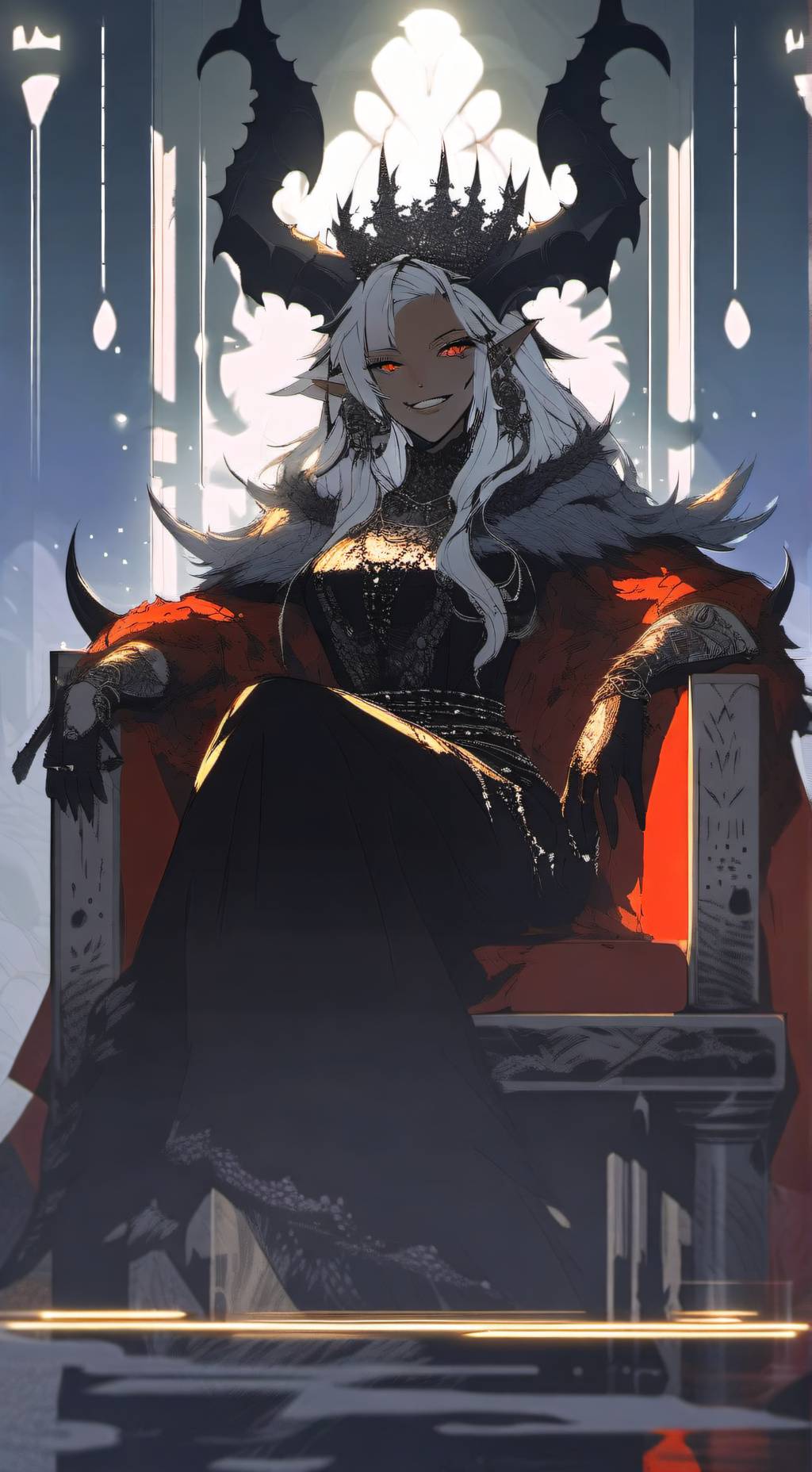 ai character: Aurora background