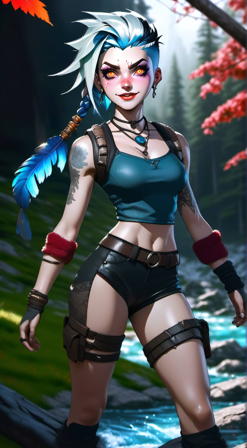 ai character: jinx background