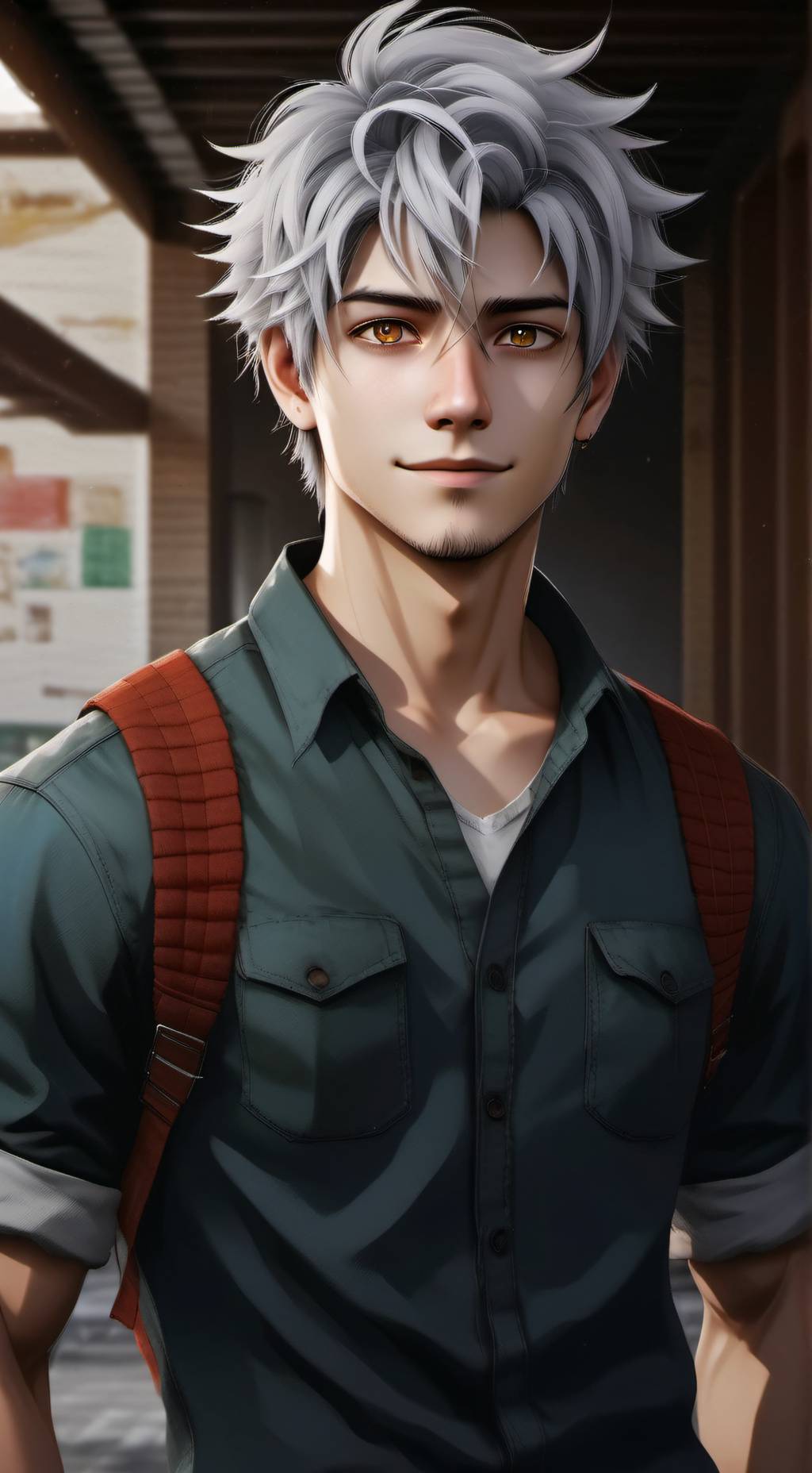 ai character: Aren background