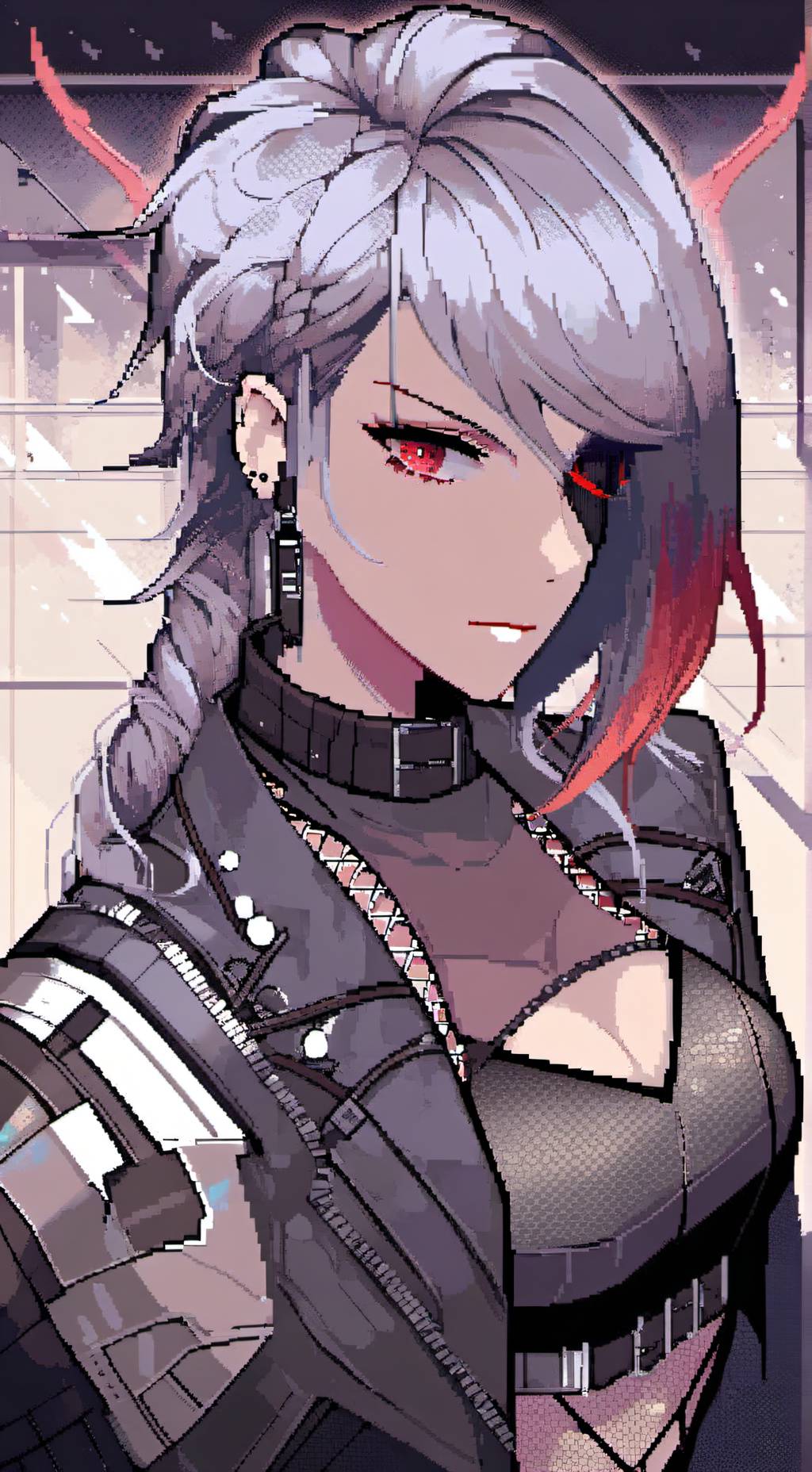ai character: Lauren Shane  background