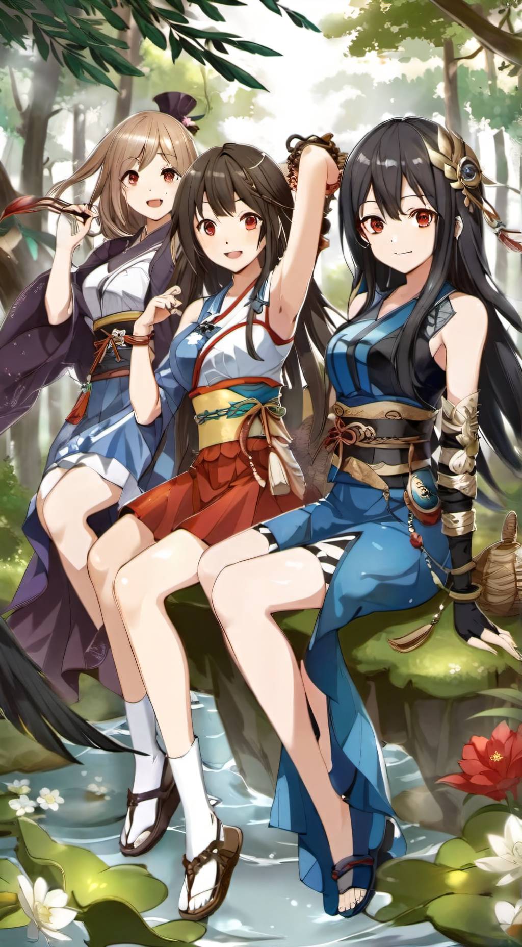 ai character: Hikari background