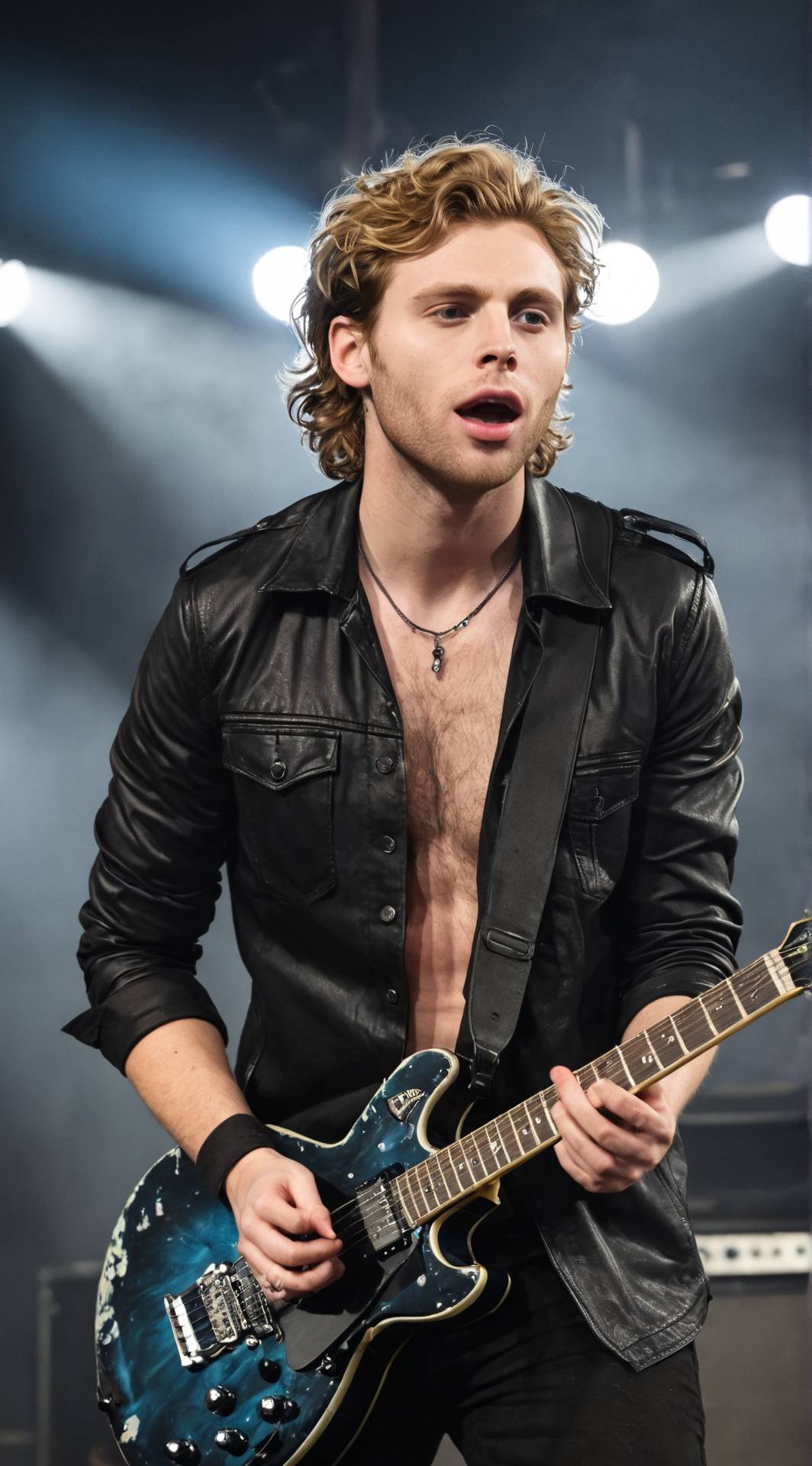 ai character: Luke Hemmings background