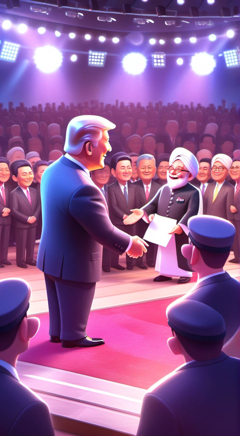 ai character: World leader background